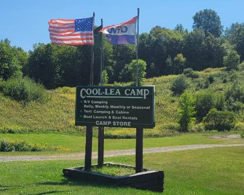 inside Cool-Lea Camp cabin